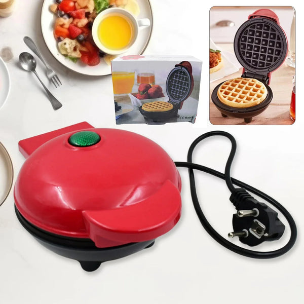 Mini Waffle Maker Machine Waffle Iron Home Appliances Kitchen Gift Easy To Clean, On - Stick Surfaces, Perfect Breakfast, Dessert, Sandwich, Cakes, Other Snacks Machine - justgrabit.in | Just Grab It