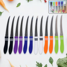 Stainless Steel Multipurpose Serrated Knife Set (12 Pc) - justgrabit.in | Just Grab It