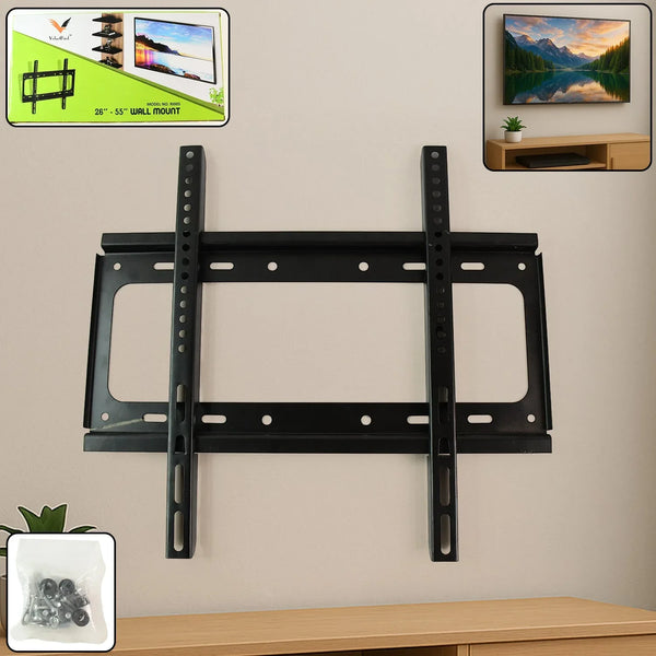 Universal Heavy Duty Adjustable Metal LED LCD TV Wall Mount Bracket - Justgrabit Inc.