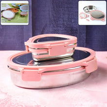 Ganesh Classy 2 - Piece Stainless Steel Lunch Box Set - Justgrabit Inc.