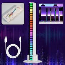 Rhythm Lights, AGC Automatic Gain Control 32 Colorful RGB Light Adjustable Pickup Rhythm Lights, RGB LED Voice - Activated Rhythm Light Car Home Sound Control Ambient Light (1 Pc) - Justgrabit Inc.