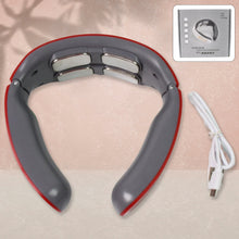 4 Heads Smart Electric Neck and Back Pulse Massager (1 Pc / Mix Design) - justgrabit.in | Just Grab It