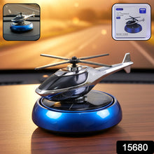 Solar Helicopter Car Dashboard Air Freshener Rotating Perfume Decor - justgrabit.in | Just Grab It