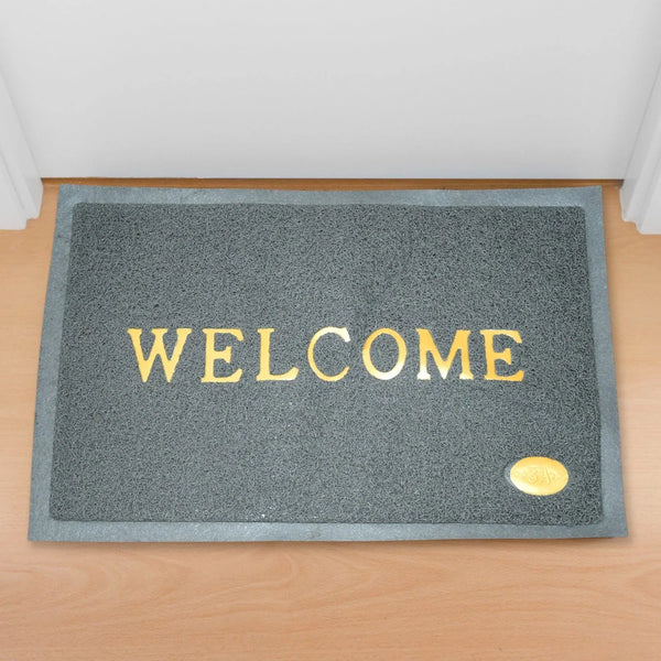 Welcome Door Mat for Home Entrance Outdoor Mat Anti Slip Heavy Duty and Waterproof | Easy to Clean for Entry For Bedroom, Living Room (23x15 Inch) - Justgrabit Inc.