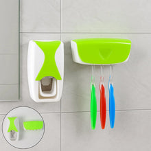 Toothpaste Dispenser & Tooth Brush with Toothbrush - justgrabit.in | Just Grab It