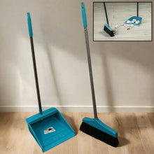 Long Handle Dustpan and Brush 2 Piece Set for Sweeping Cleaning Home Office, Supdi - justgrabit.in | Just Grab It