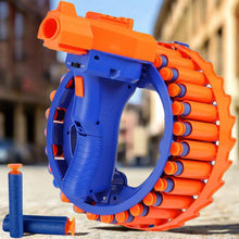 Amazing Toy Gun, Electric Gun for Children, 28 Soft Bullets for Youth Safety, Children's Electric Hand Ring Wheel Soft Bullet Gun, Gift Toys - Justgrabit Inc.