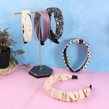 Women’s Ribbed Texture Knot Design Hairband (1 Pc / Mix Design) - justgrabit.in | Just Grab It