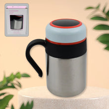 Stainless Steel Mug / Bottle Vacuum Insulated Cup With Handle & Small Cup, Tumbler (420 ML) - justgrabit.in | Just Grab It
