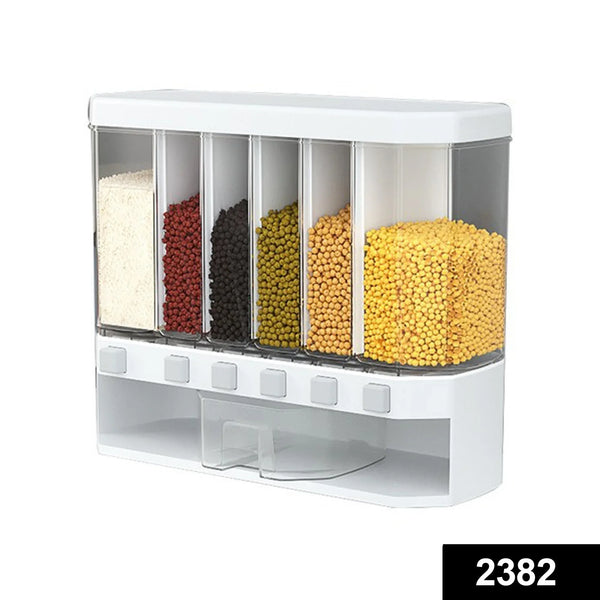 Wall - Mounted Cereals Dispenser Press Grain Storage Tank - Justgrabit Inc.