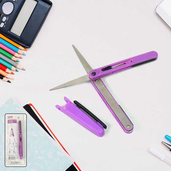 Pen Cut Compact Scissors in Pen Format, Pen - Style Portable Travel Scissors (1 Pc) - justgrabit.in | Just Grab It