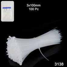 3×100 MM Nylon Self - Locking Cable Ties – Heavy Duty Zip Wire Tie (100 Pc) - justgrabit.in | Just Grab It