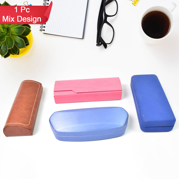 Glasses Case Eyeglasses Holder Storage Box (1 Pc / Mix color & Design) - justgrabit.in | Just Grab It