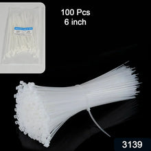 6Inch Nylon Self Locking Cable Ties, Heavy Duty Strong Zip Wire Tie. Pack of 100 - Justgrabit Inc.