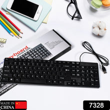 Wired USB 102 Keys, Ergonomic Portable Typewriter Keyboard Home Office, Plug and Play - justgrabit.in | Just Grab It
