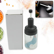 All - in - One Seasoning Jar: Heat - Resistant Glass with Spoon (1 Pc) - Justgrabit Inc.