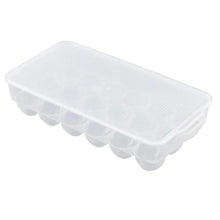 Plastic 18 Cavity Egg Storage Box Or Egg Trays For Refrigerator With Lid & Handles High Quality, Rectangular Egg Tray Box For 18 Egg (1 Pc) - Justgrabit Inc.