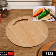 Wooden Round Chopping Board For Chopping Fruit & Vegetable - justgrabit.in | Just Grab It