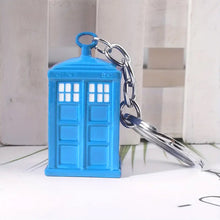 Police Booth Box Shape 3 D Metal Keychain (1 Pc) - justgrabit.in | Just Grab It
