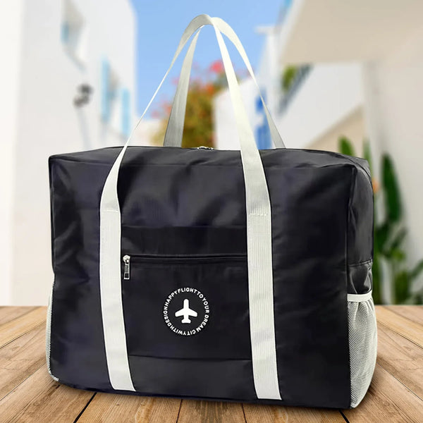 Travel Bag Foldable Luggage Large Zipper Bag (1 Pc) - justgrabit.in | Just Grab It