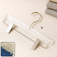 Heavy - Duty Transparent Acrylic Hanger With Adjustable Clips - justgrabit.in | Just Grab It