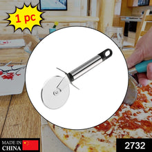Stainless Steel Pizza Cutter, Pastry Cake Slicer, Sharp, Wheel Type - Justgrabit Inc.