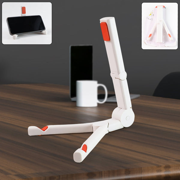 Multipurpose Adjustable Foldable Mobile Phone & Tablet Stand (1 Pc) - justgrabit.in | Just Grab It