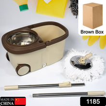 Spin Mop with Bucket Set – 360° Rotating Mop for Home & Office - justgrabit.in | Just Grab It