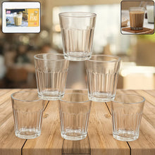Supermom Plastic Chai Pyali Transparent Tea Glass Set (130ML / 6 Pc) - Justgrabit Inc.