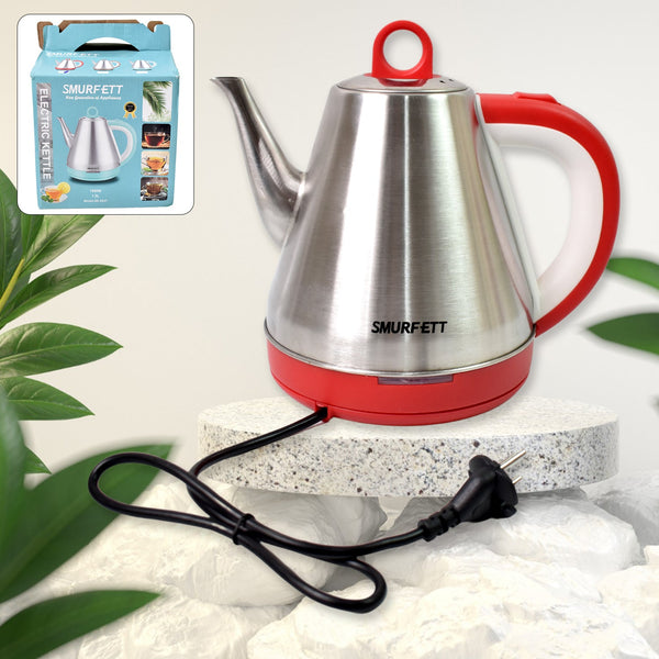 Stainless steel large capacity electric kettle (1500W / 1.5 Ltr.) - justgrabit.in | Just Grab It