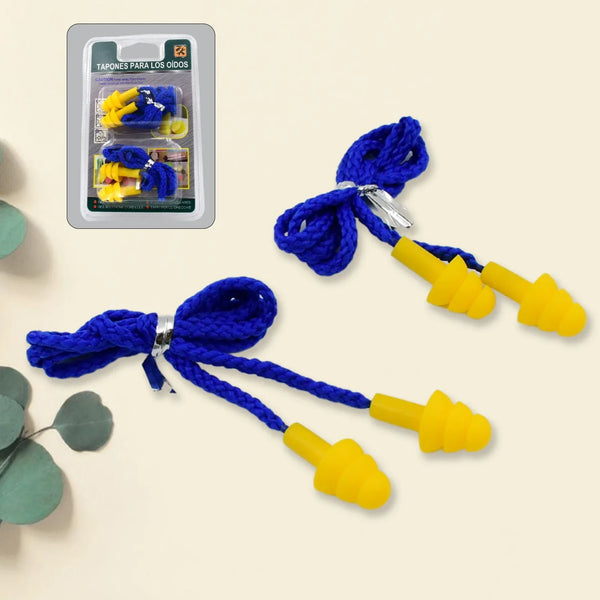 Soft Silicone Ear Plugs Hearing Protection (2 Pc Set) - Justgrabit Inc.