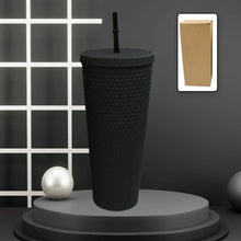 Reusable Studded Tumbler with Straw & Leak Proof Lid (1 Pc, Mix Colors) - Justgrabit Inc.