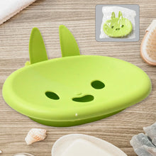 Soap Box Drain soap Box Cute Rabbit Shape Double soap Bowl Box Plastic Rack Storage Rack Bathroom Toilet Storage Box ,Sabudani - Justgrabit Inc.