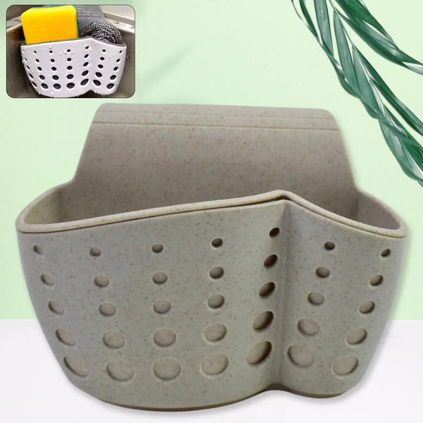 Kitchen Hanging Drain Bag Basket Bath Storage Gadget Tools Sink Holder (1 Pc) - justgrabit.in | Just Grab It