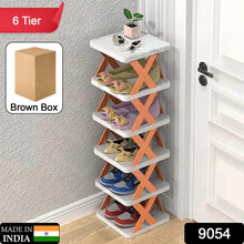 6 Layer Foldable Shoe Rack, Portable Storage Organizer for Home & Office - justgrabit.in | Just Grab It