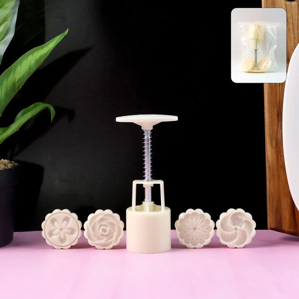 Spring Press Cookie & Pastry Mold - (Set) - justgrabit.in | Just Grab It