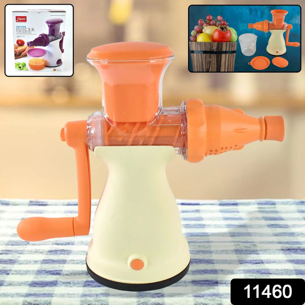 Apex Manual Carrot and Fruit Juicer – Heavy - Duty (1 Pc With Glass) - Justgrabit Inc.