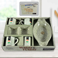 Sunday Funday 6 - Piece Tea Set – Platter & Dual Bowl - Justgrabit Inc.