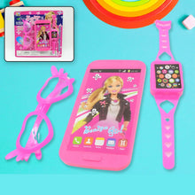 Barbiee Musical Phone, Watch & Glasses Set for Girls – ABS Calling Toy (3 - Piece, Battery Not Included) - Justgrabit Inc.