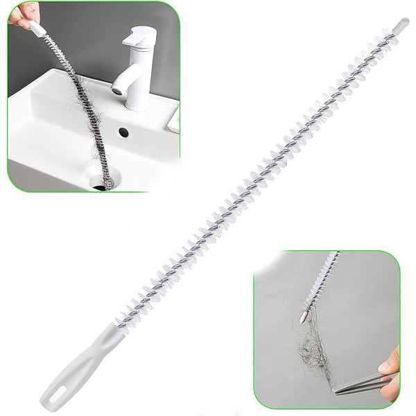 Flexible Sink Cleaning Brush Water Pipe Drain Dredge Tool (48 CM / 1 Pc) - justgrabit.in | Just Grab It