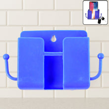 1 Pc Blue Wall mount Mobile Stand With Hook - justgrabit.in | Just Grab It