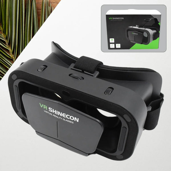 3d VR Box Headset Compatible with iPhone & Android Virtual Reality VR Goggles For 3D VR Movies Video Games (1 Pc) - justgrabit.in | Just Grab It