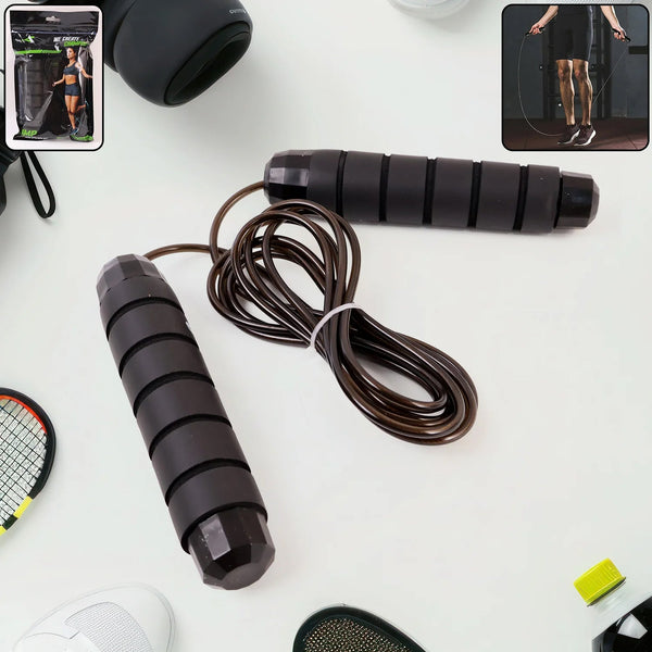 High - Speed Skipping Rope with Foam Padded Handles (1 Pc) - justgrabit.in | Just Grab It