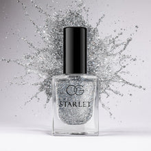 OG Beauty Silver Moonlight Starlet Glitter Nail Paint (10 ML / 1 Pc) - justgrabit.in | Just Grab It