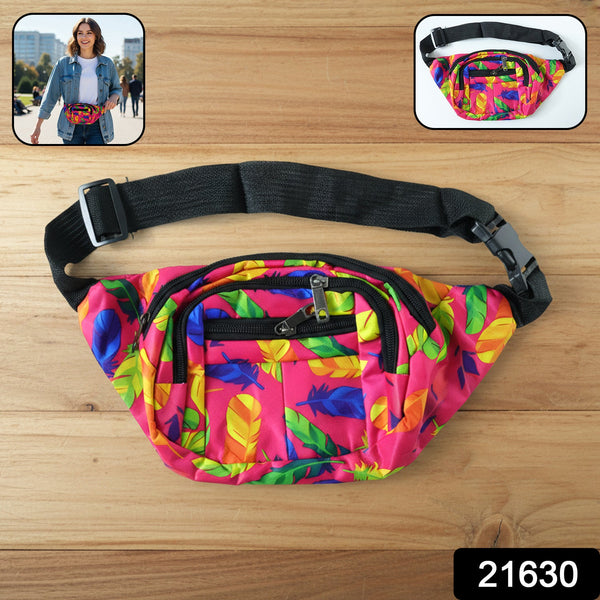 Stylish Printed Waist Bag (1 Pc) - justgrabit.in | Just Grab It