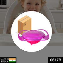 Rotating Baby Bowl used for serving food to kids and toddlers etc. - Justgrabit Inc.