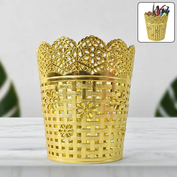 Pen holder Office Desk Metal Mesh Pen Stand (1 Pc) - Justgrabit Inc.