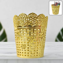 Pen holder Office Desk Metal Mesh Pen Stand (1 Pc) - Justgrabit Inc.