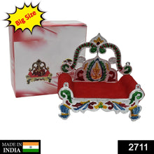 Bal Gopal Sihasan Throne - Large Decorative Stand for Home Temple Deity Display - Justgrabit Inc.