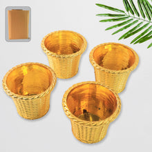 Plastic Flower Valencia (Pot) Home and Outdoor (4 Pc) - justgrabit.in | Just Grab It